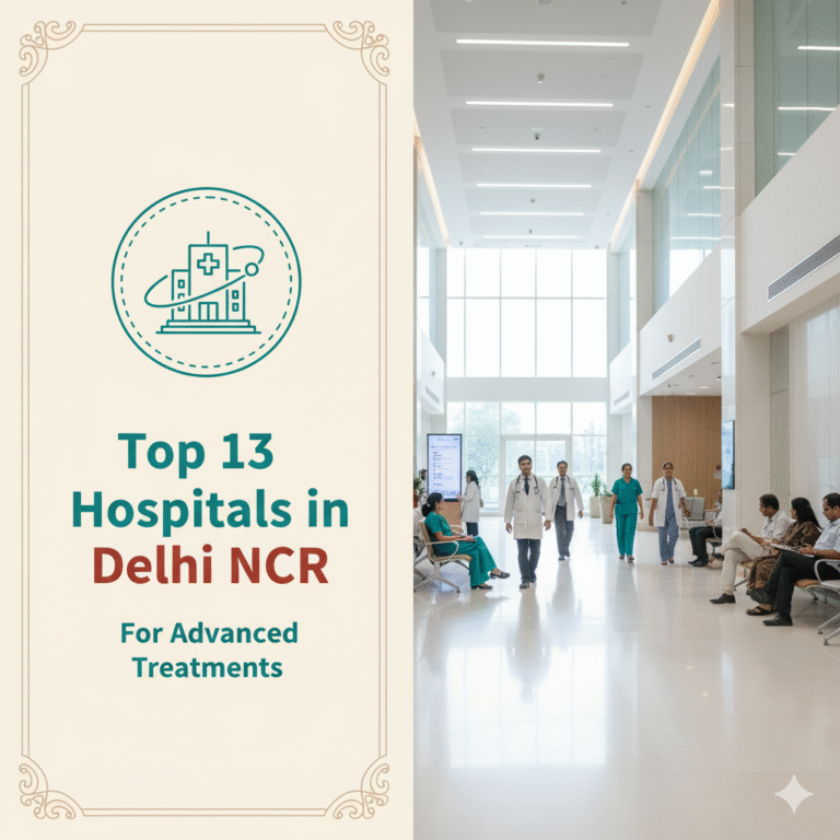Top 13 Hospitals in Delhi NCR for Advanced Treatments