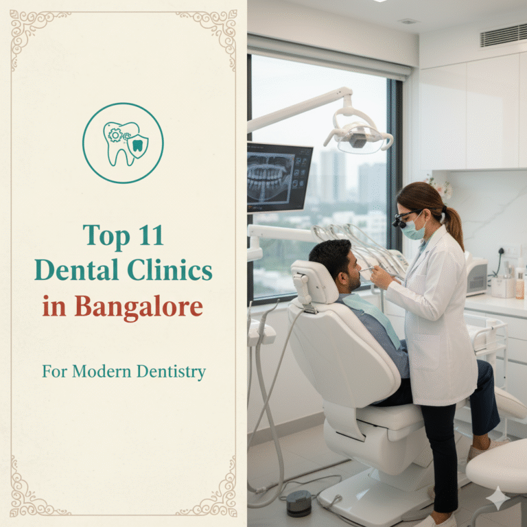 Top 11 Dental Clinics in Bangalore for Modern Dentistry