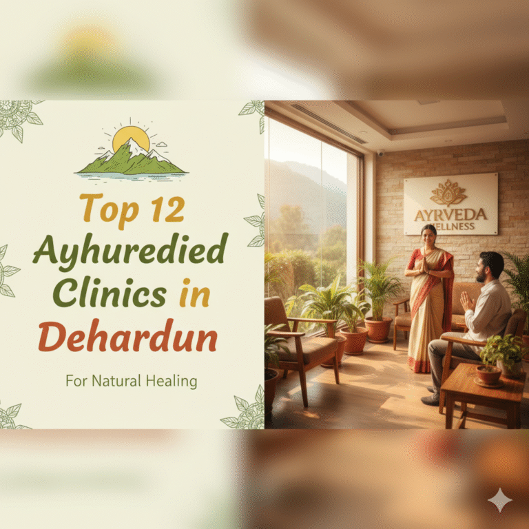 Top 12 Ayurvedic Clinics in Dehradun for Natural Healing