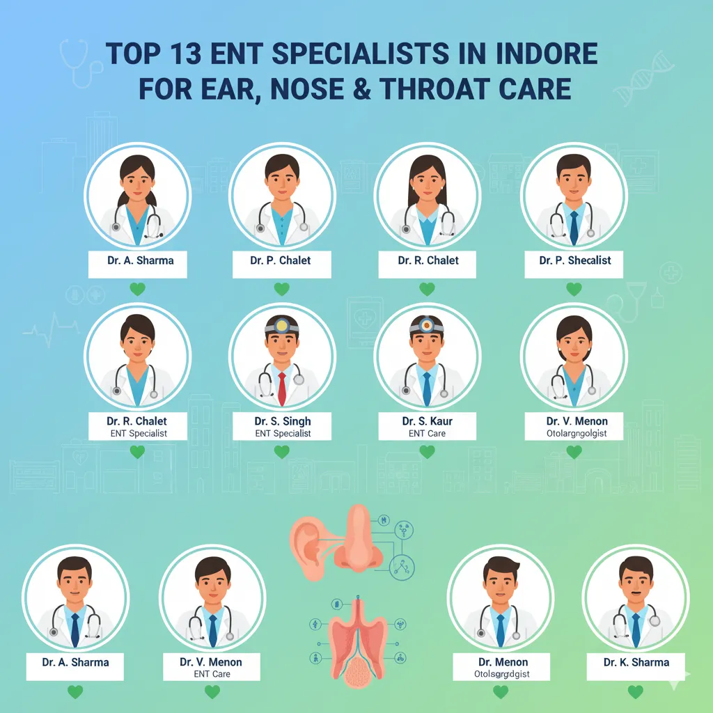 Top 13 ENT Specialists in Indore for Ear, Nose & Throat Care